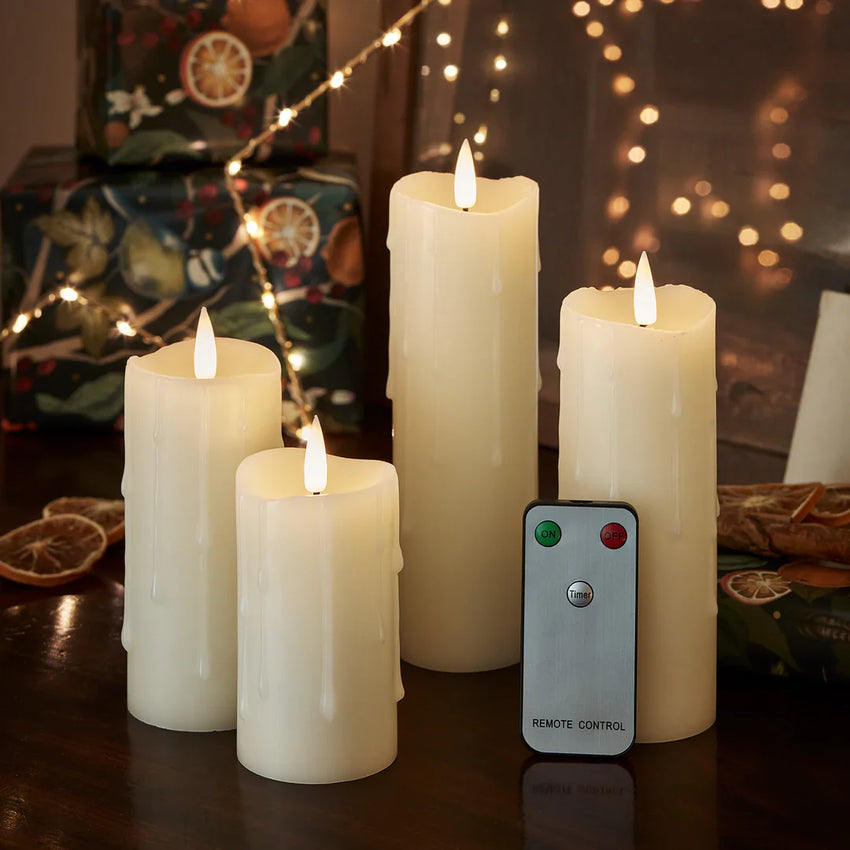 LED-Kerzen mit Fernbedienung
