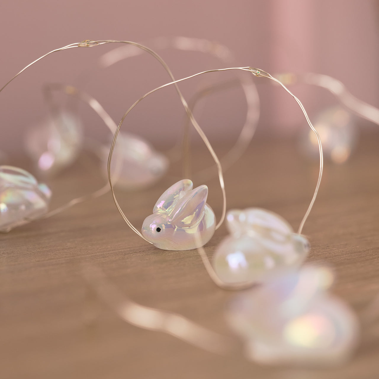 20er LED Micro Lichterkette Hasen