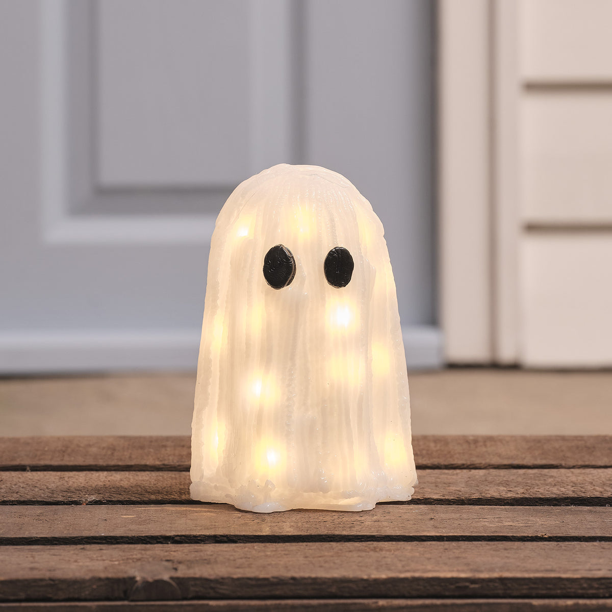 LED-Halloweenfiguren Mini-Geist 