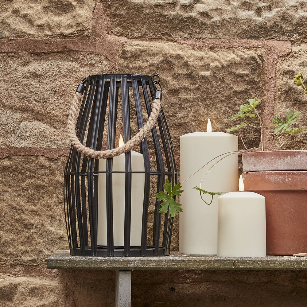 Beleuchtungsset Gartenlaterne und Outdoor Kerzen