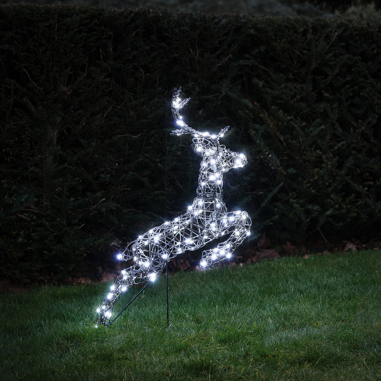 3er Set springende LED-Rentierfamilie M Harlow