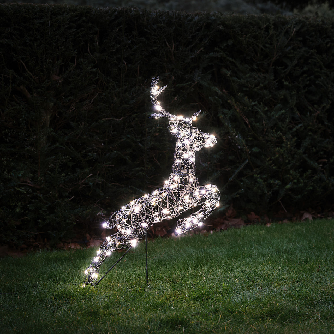 3er Set springende LED-Rentierfamilie M Harlow