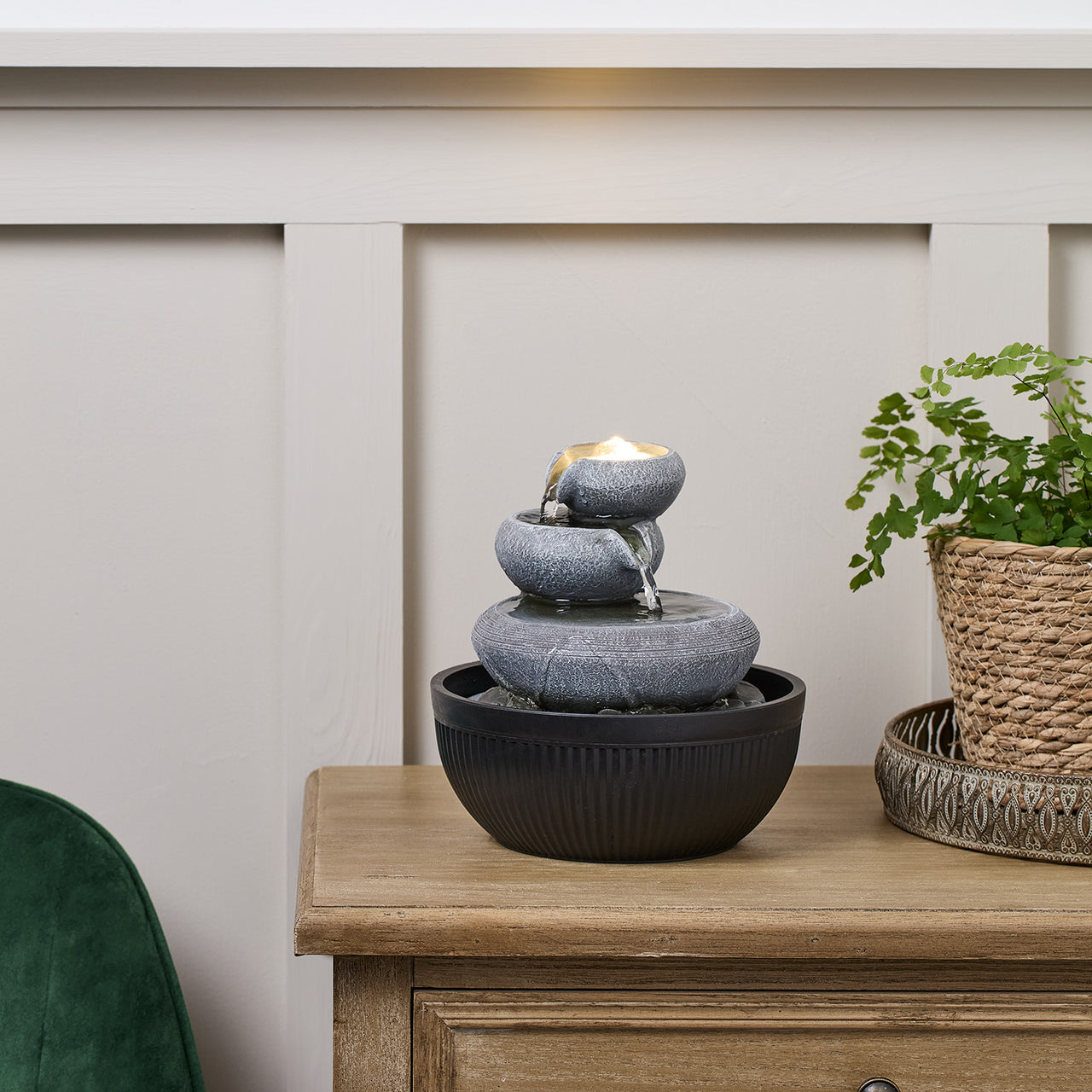 Lodore LED Zimmerbrunnen Kaskade