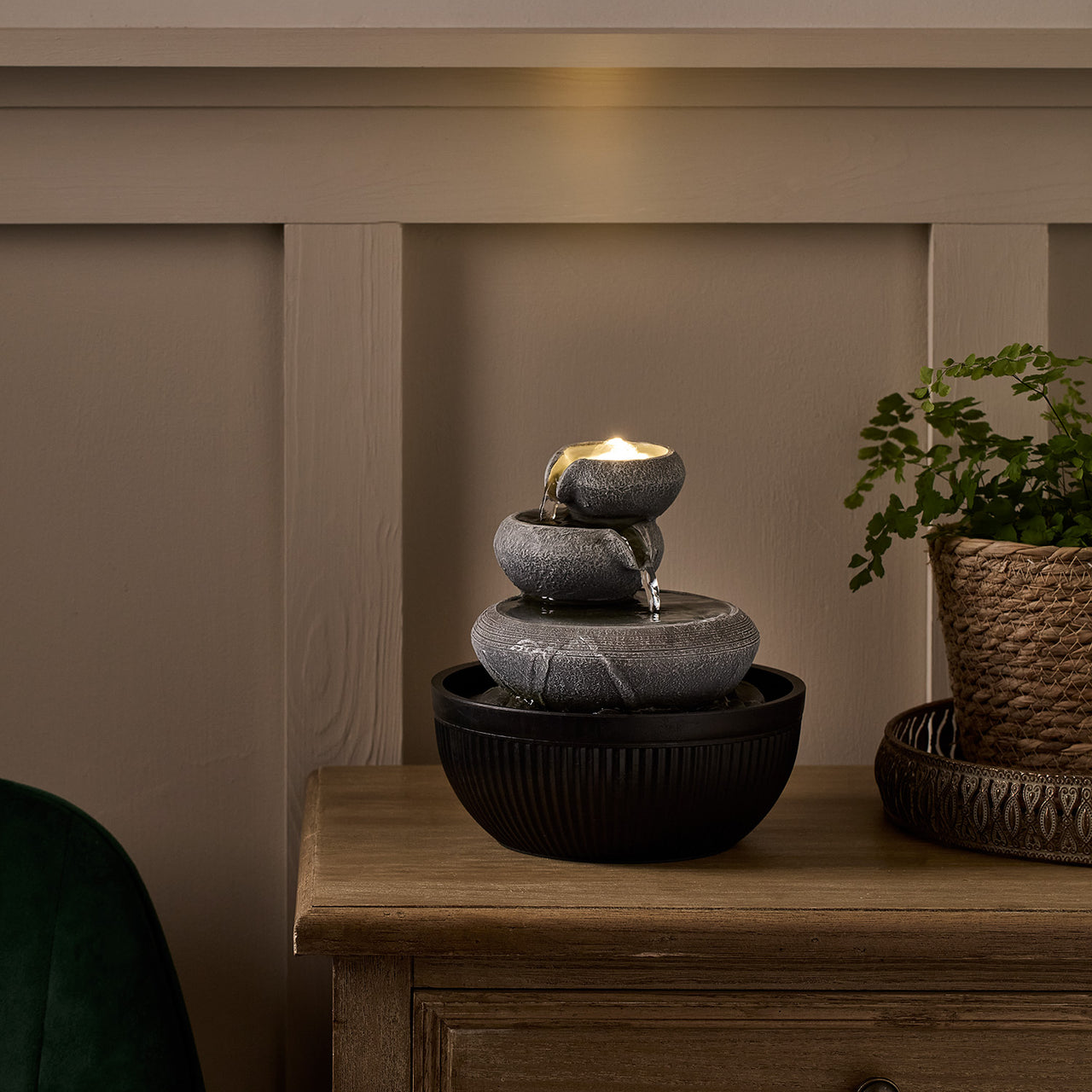 Lodore LED Zimmerbrunnen Kaskade