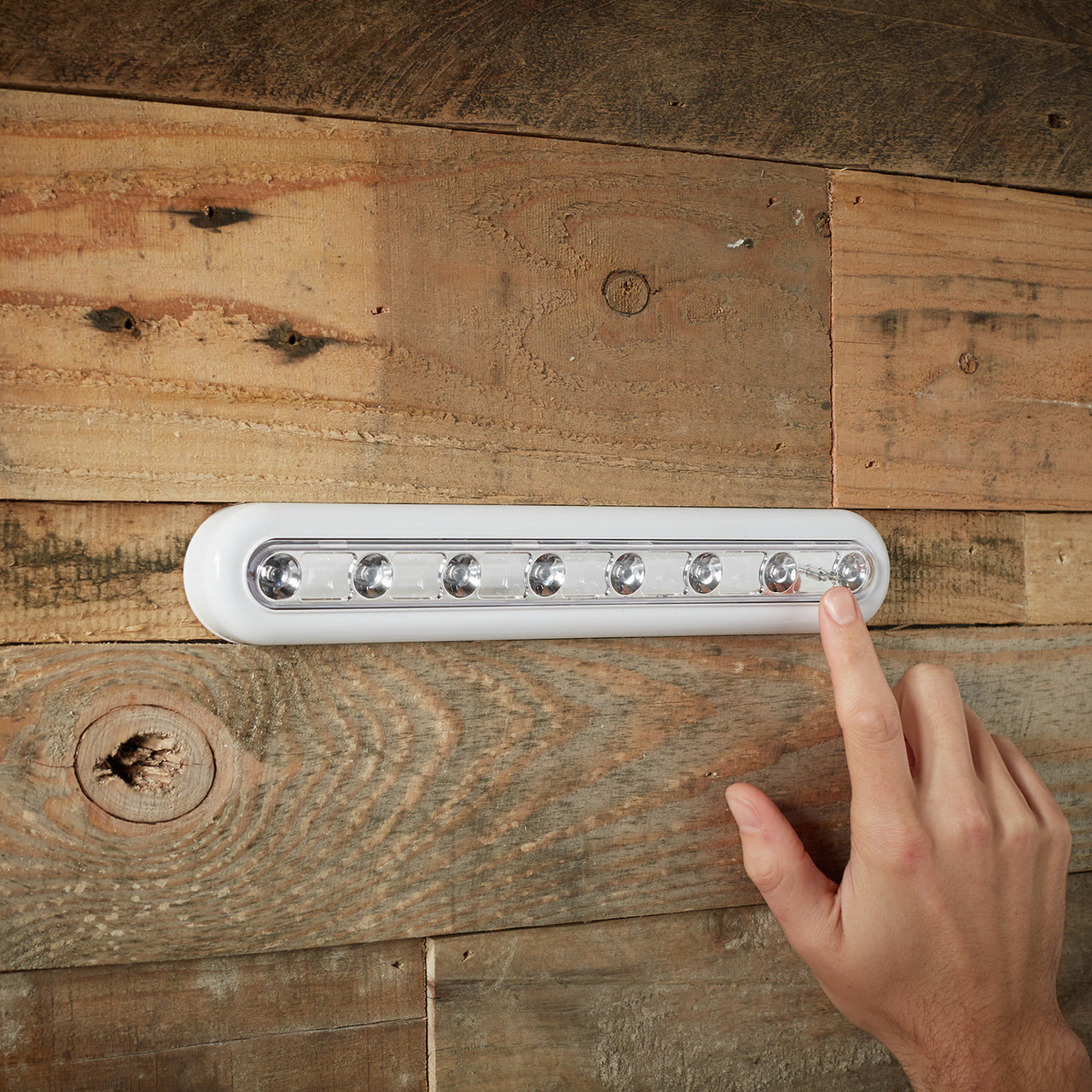 LED Touch Leuchtleisten 2er Set warmweiß Batteriebetrieb 28cm