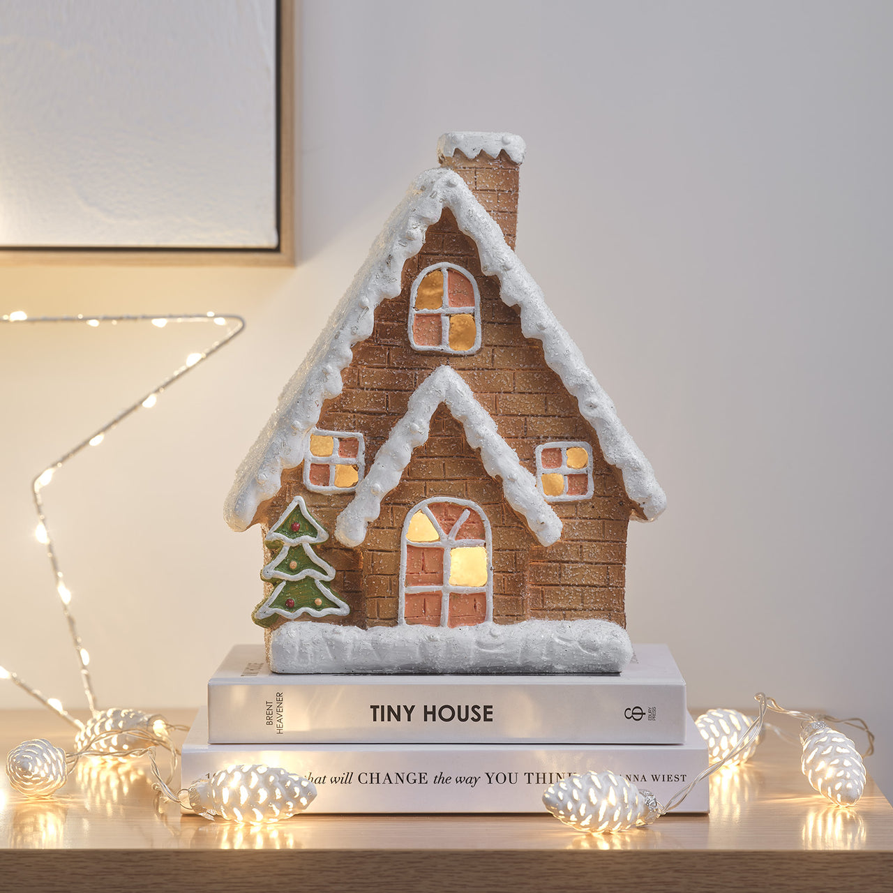 LED-Lebkuchenhaus Weihnachtsdeko