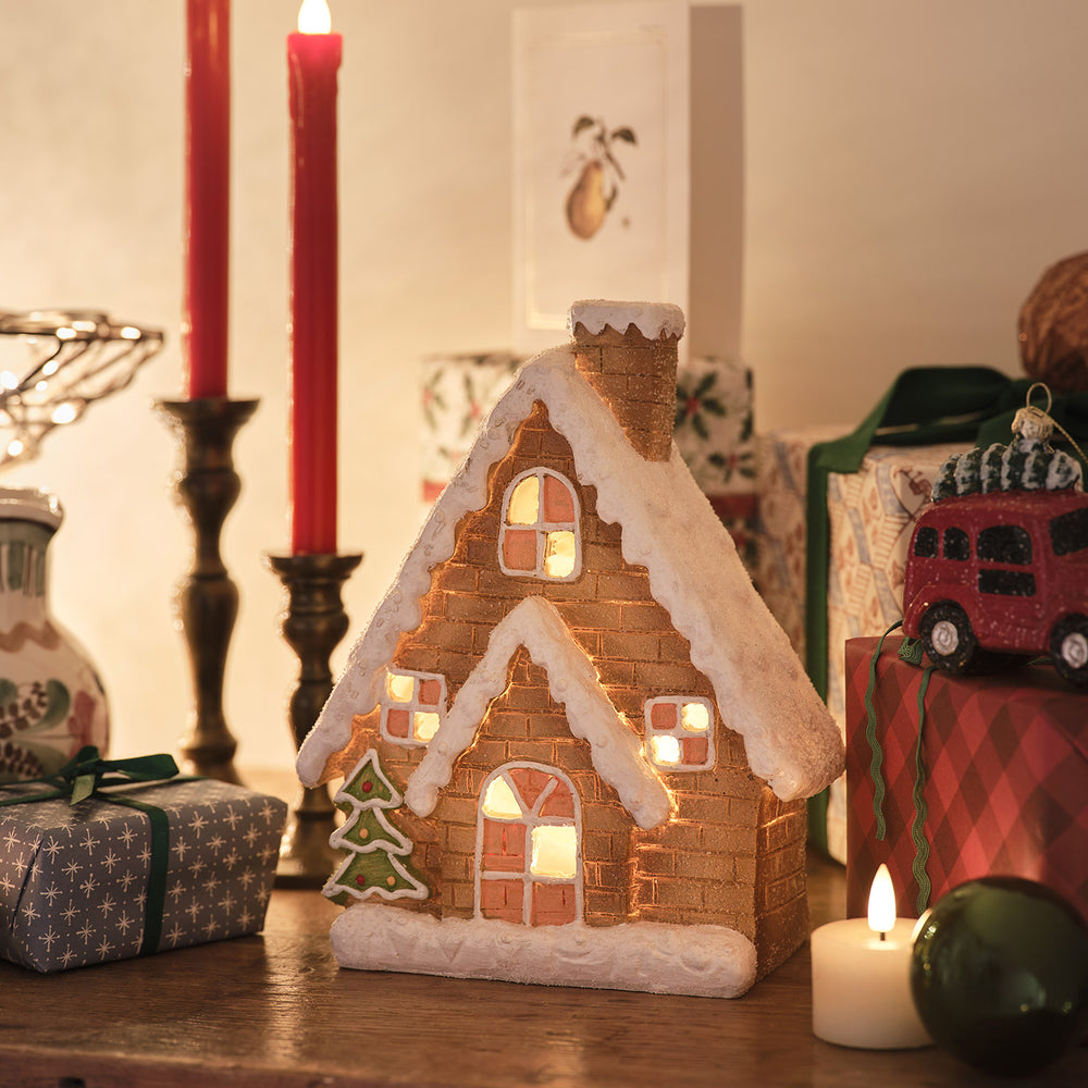 LED-Lebkuchenhaus Weihnachtsdeko