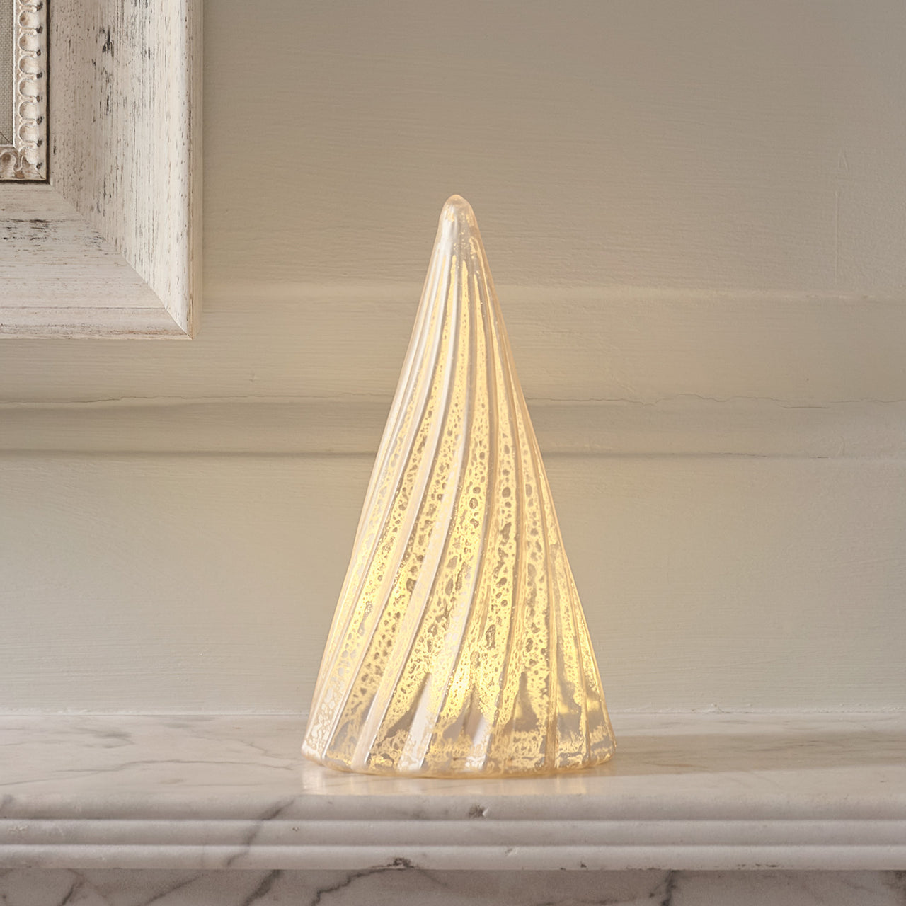 LED-Weihnachtsbaum aus Glas