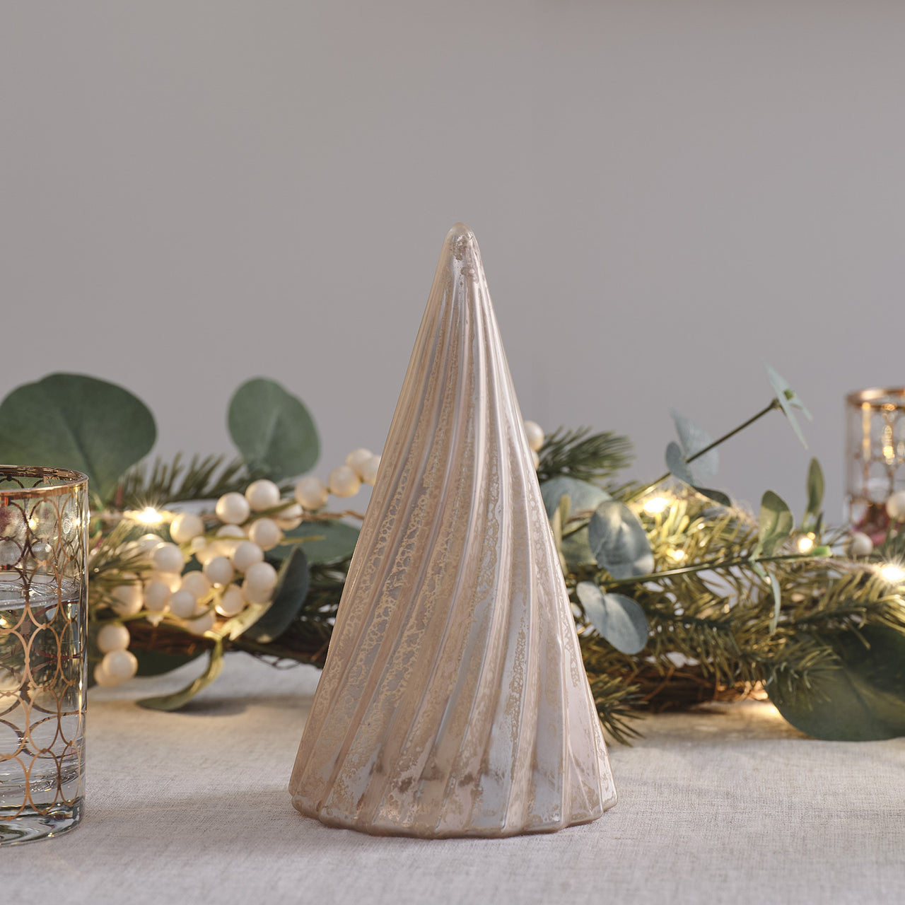 LED-Weihnachtsbaum aus Glas