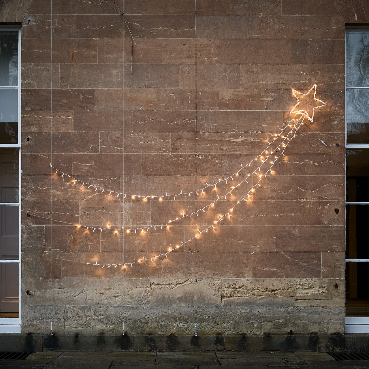 Weihnachtsdeko außen Bicolor LED Sternschnuppe