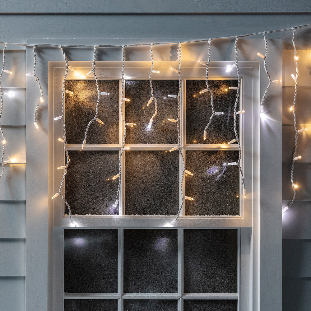 Pro Connect 4m 200er glitzernde LED Eiszapfen-Lichterkette IP67