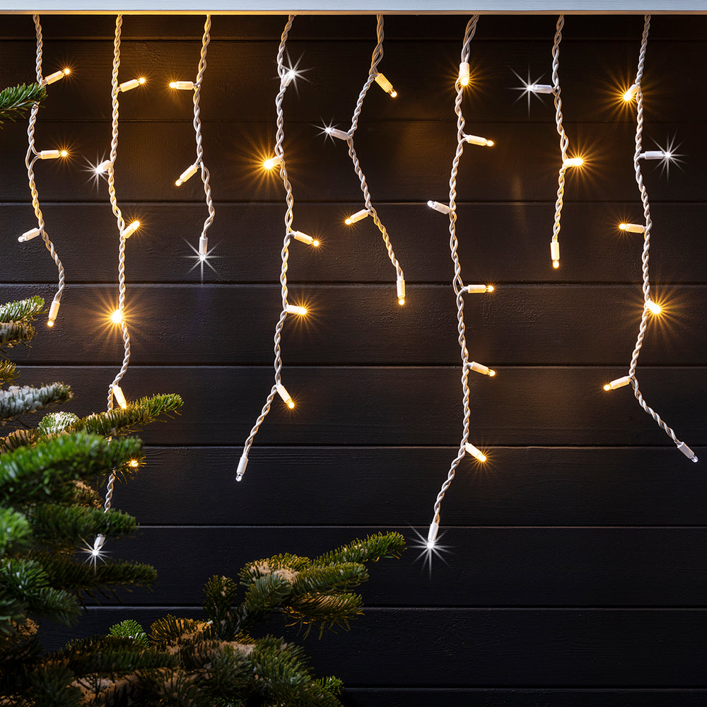 Pro Connect 16m 800er glitzernde LED Eiszapfen-Lichterkette IP67