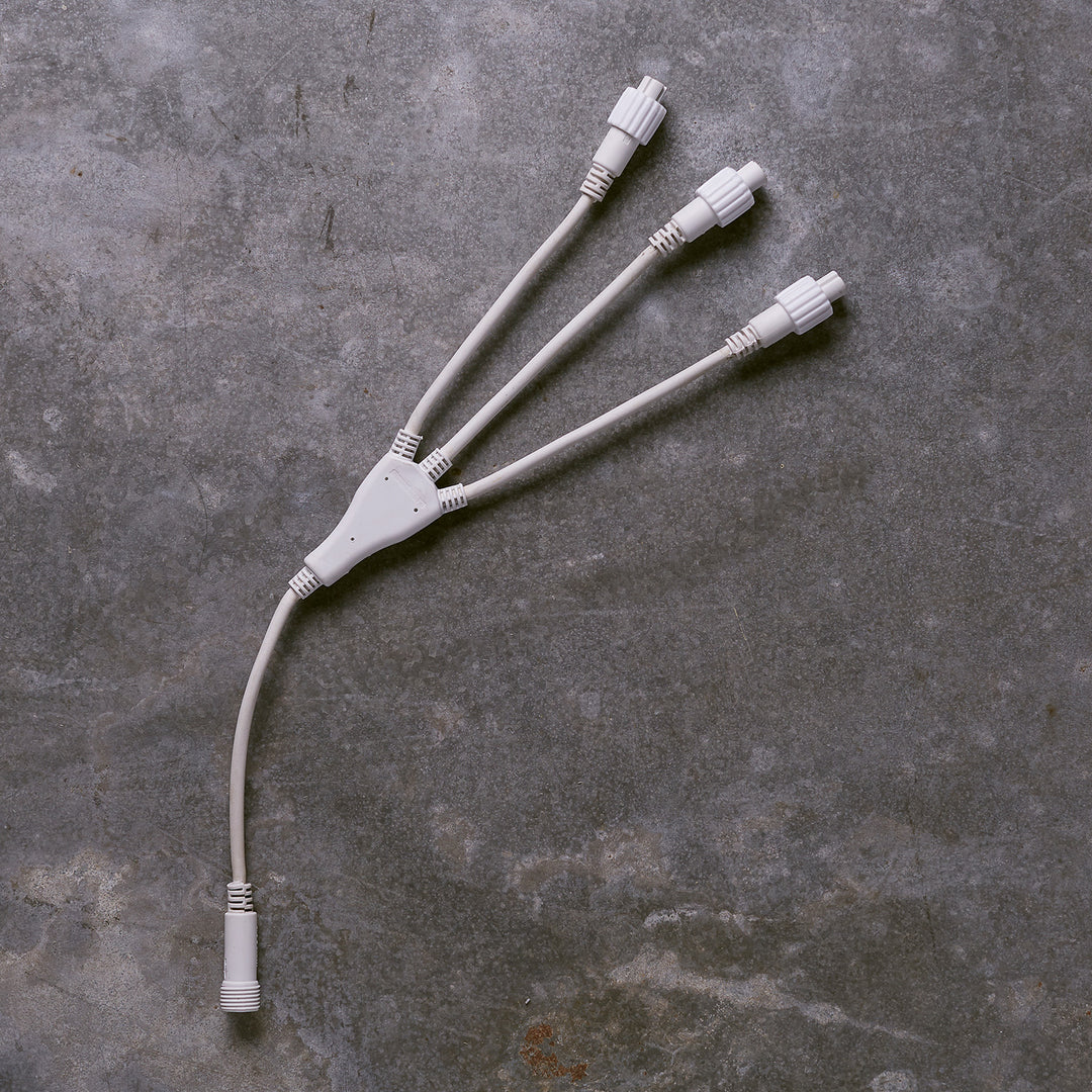 Pro Connect IP67 3 Wege Verbindungskabel weiß