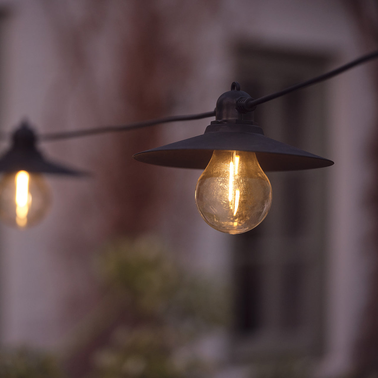 6er Solar Lichterkette Retro