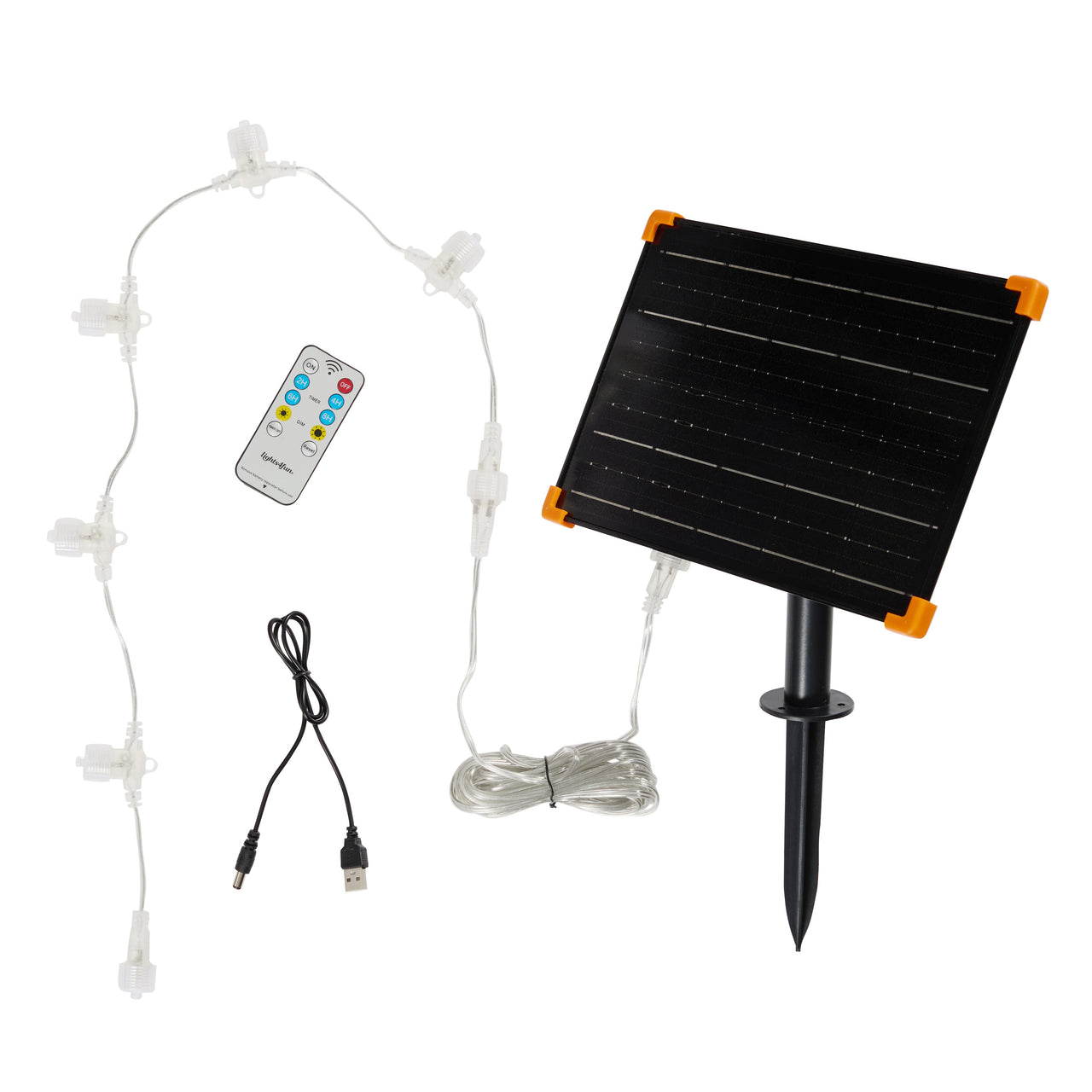 Solar Panel für 24V Bicolor LED Rentiere