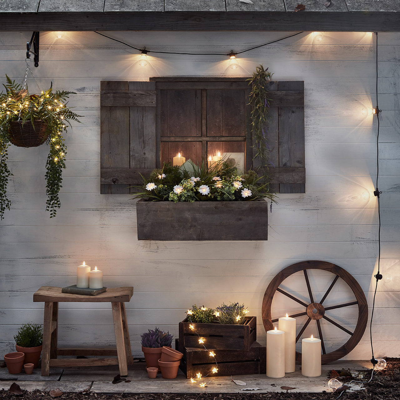 Core Connect 35m 70er Party Lichterkette warmweiß koppelbar schwarzes Kabel