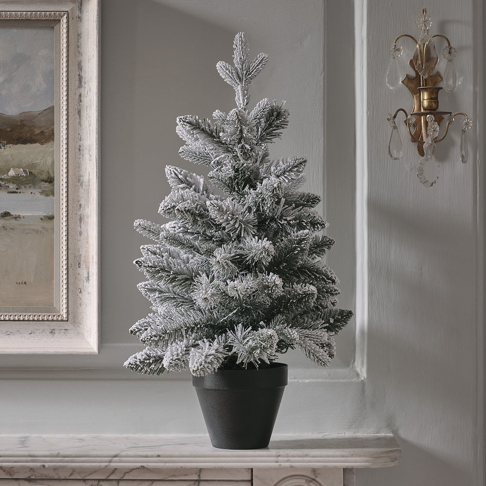 60cm verschneiter LED-Weihnachtsbaum