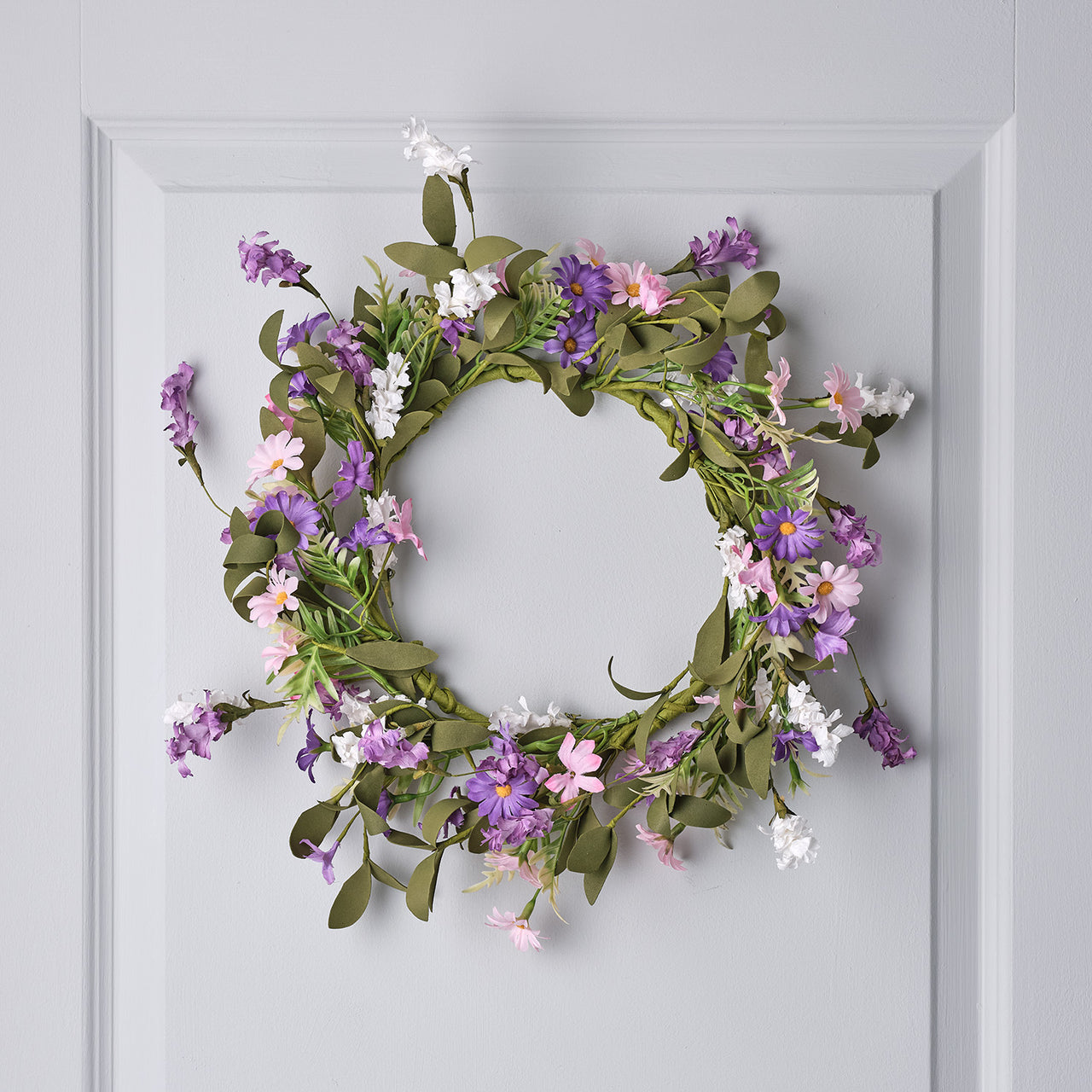 Frühlingskranz mit Wildblumen 45cm
