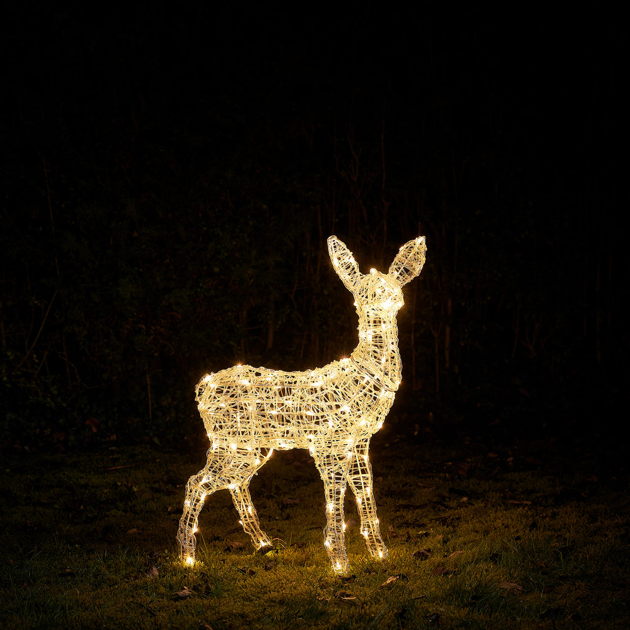 Bicolor LED-Rentier Rehkitz L Swinsty