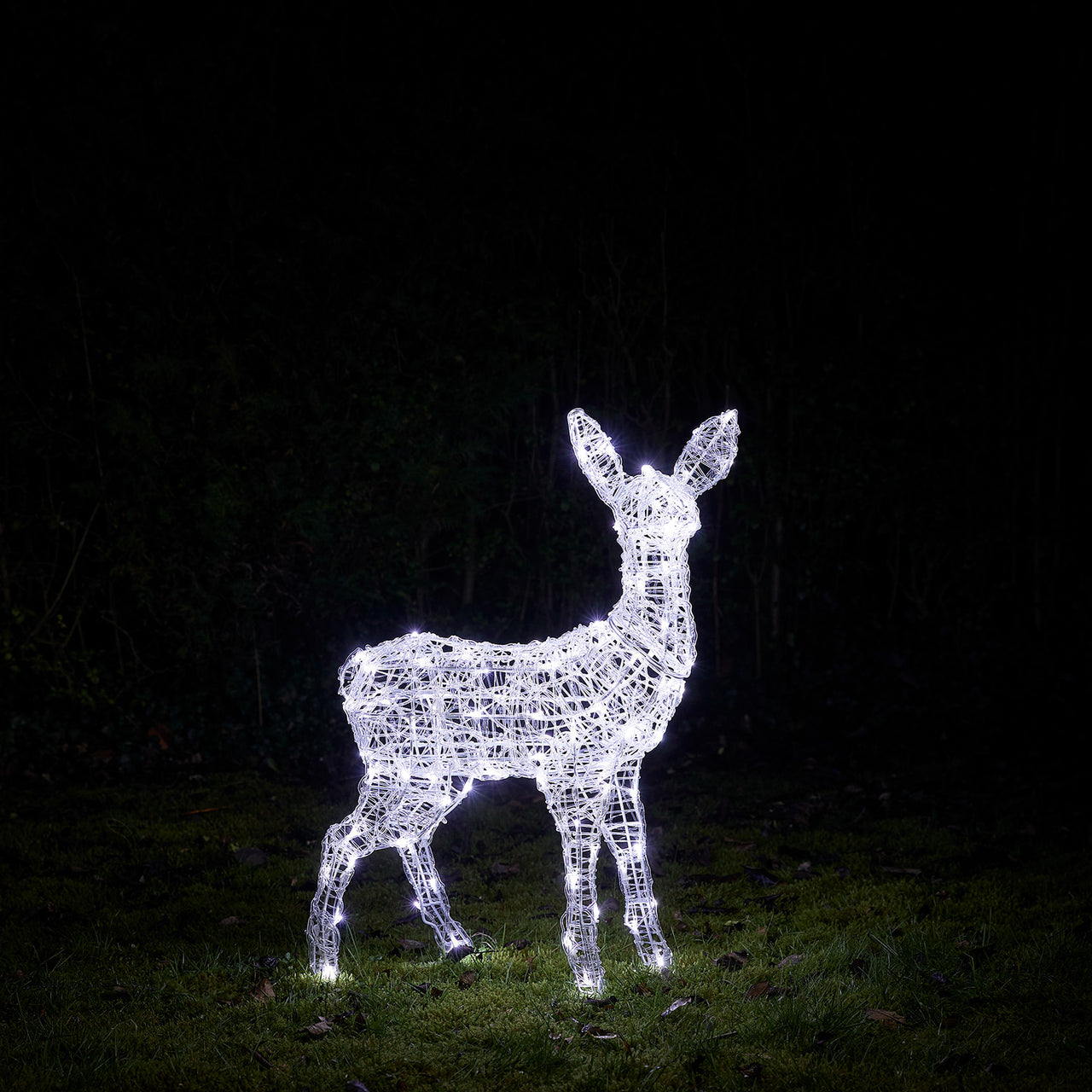 Bicolor LED-Rentier Rehkitz L Swinsty