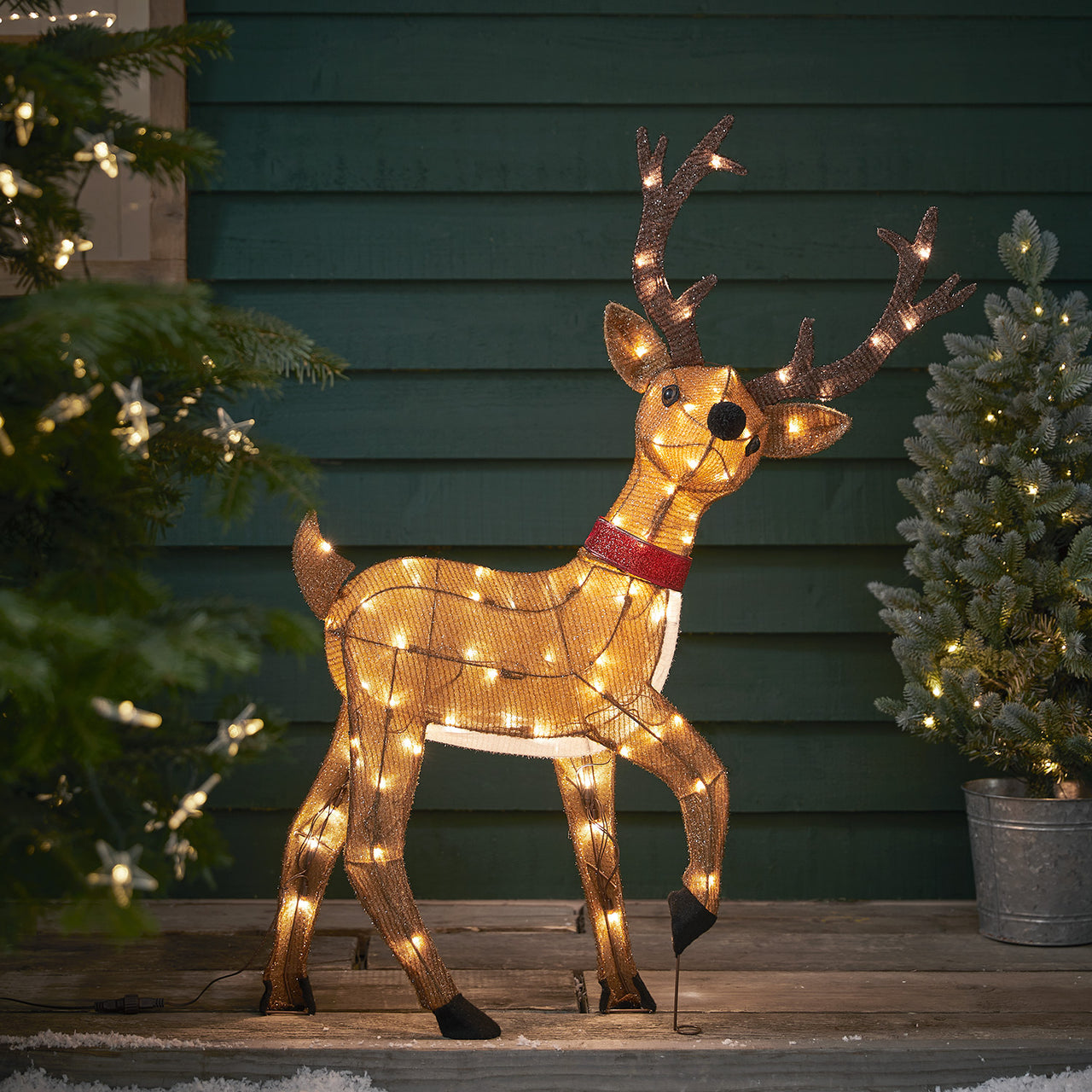 Batteriebetriebenes LED-Rentier Hirsch