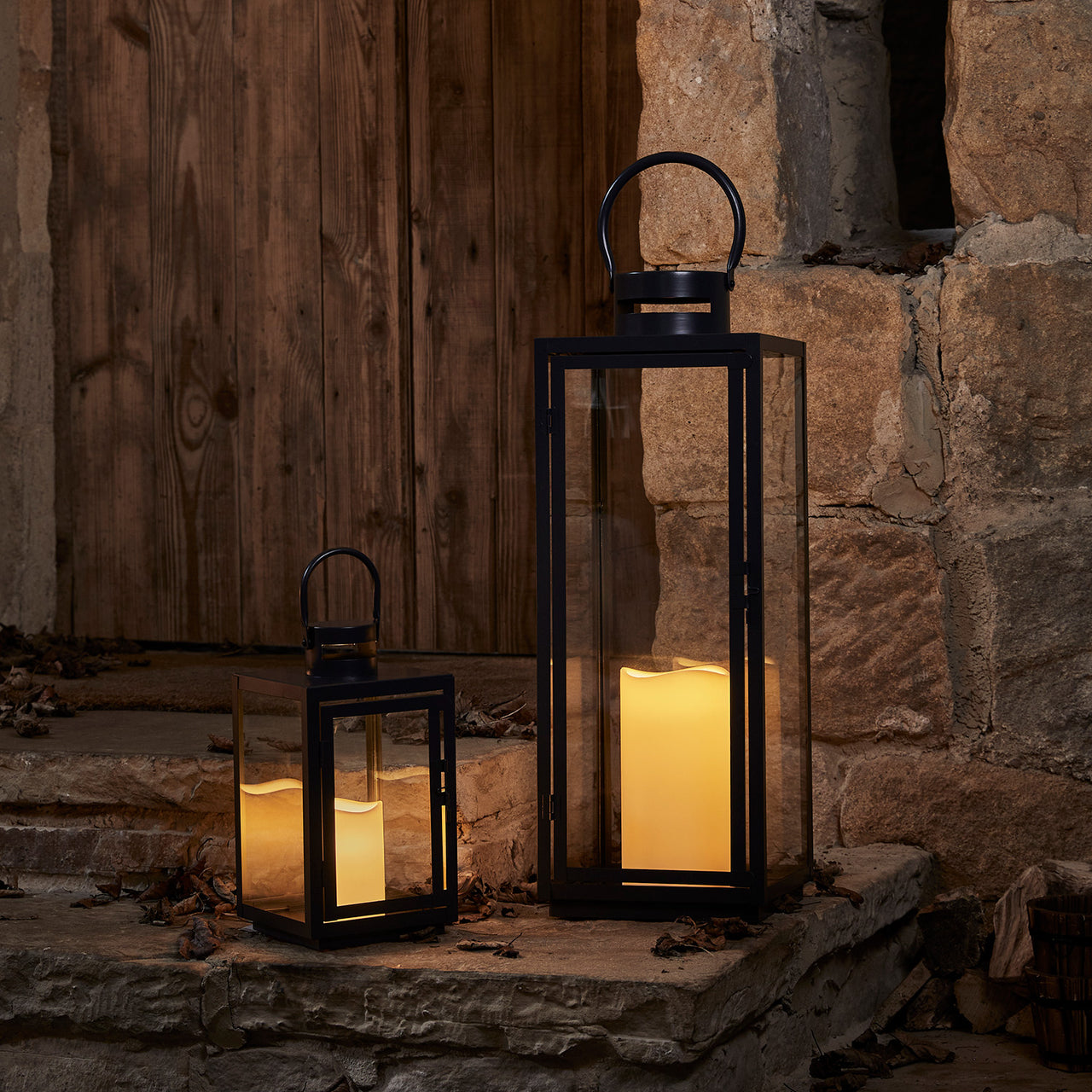 Malvern LED Laternen Duo