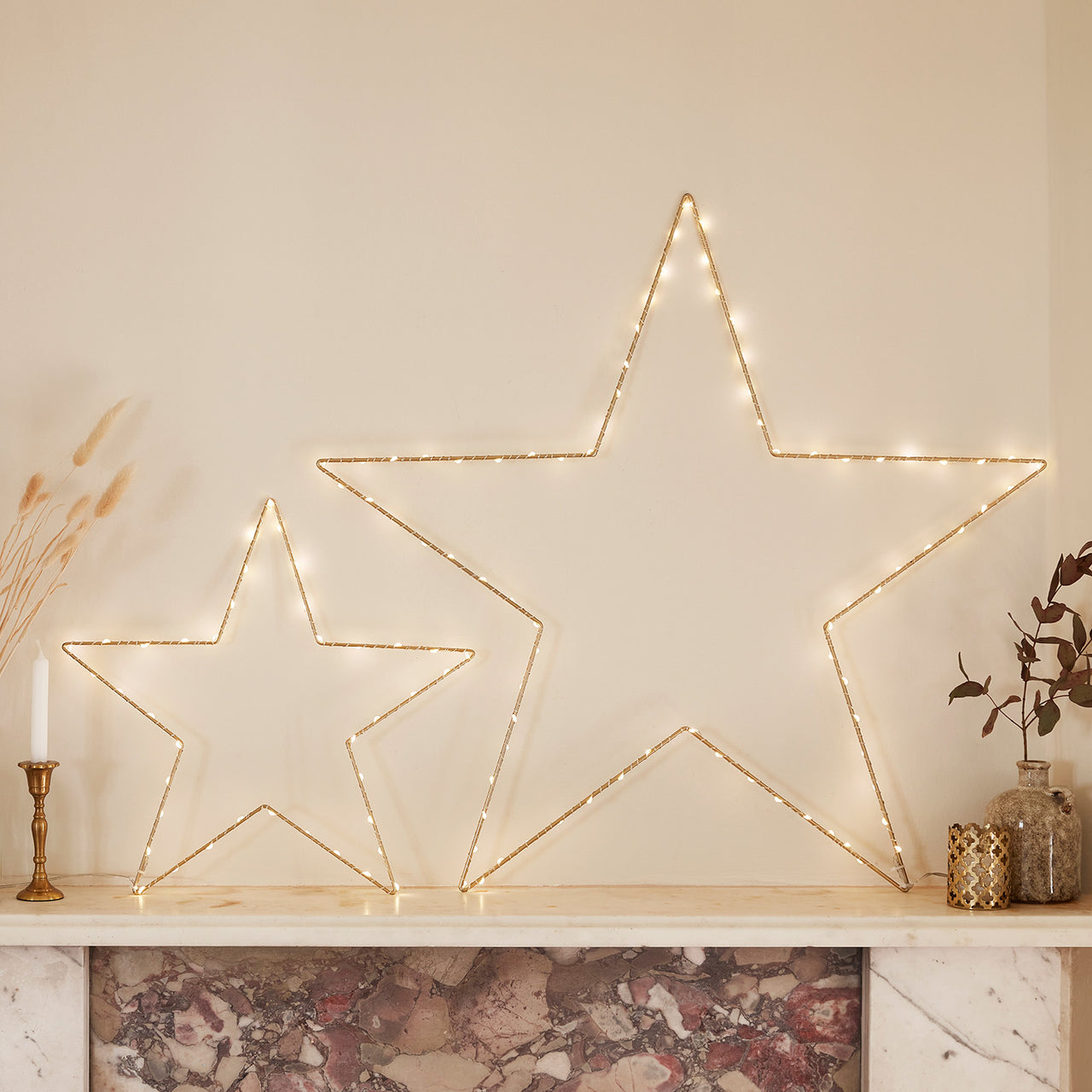 34cm Osby LED Stern gold