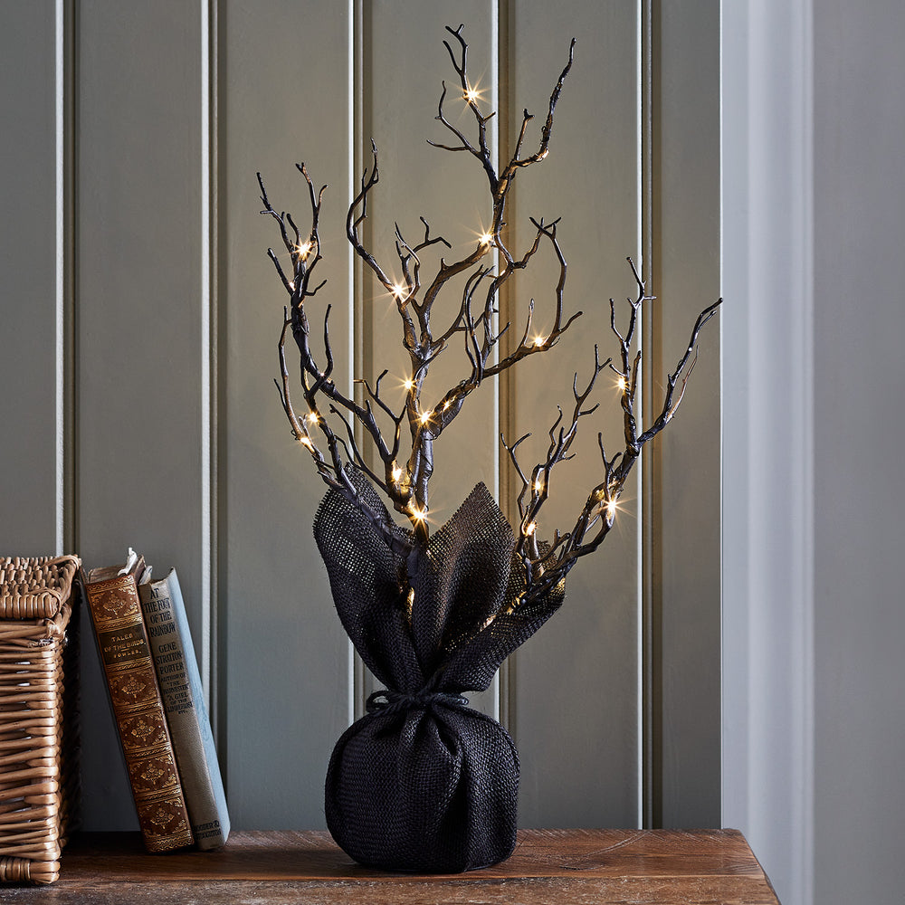 50cm LED Baum Halloween Deko