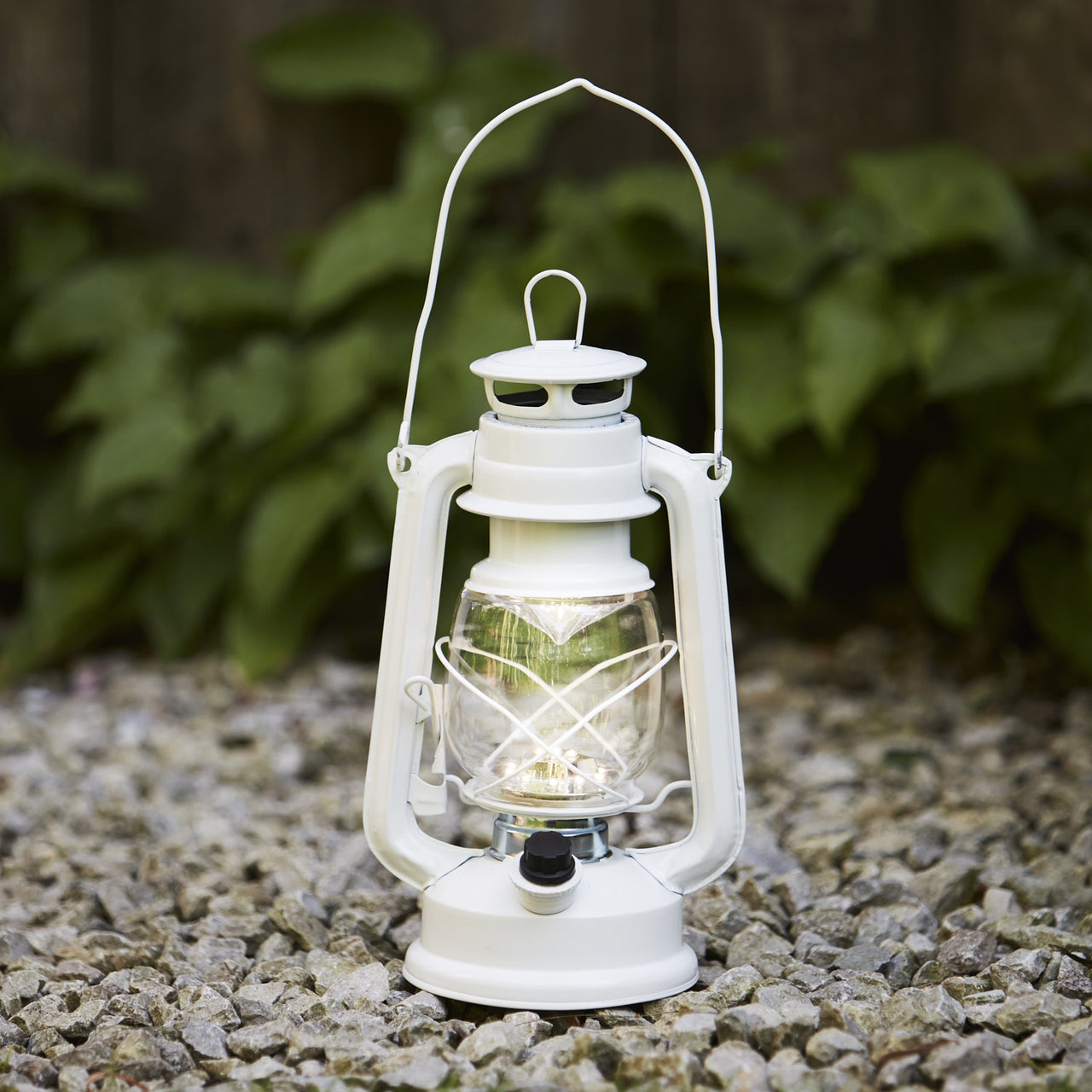 LED Sturmlaterne weiß