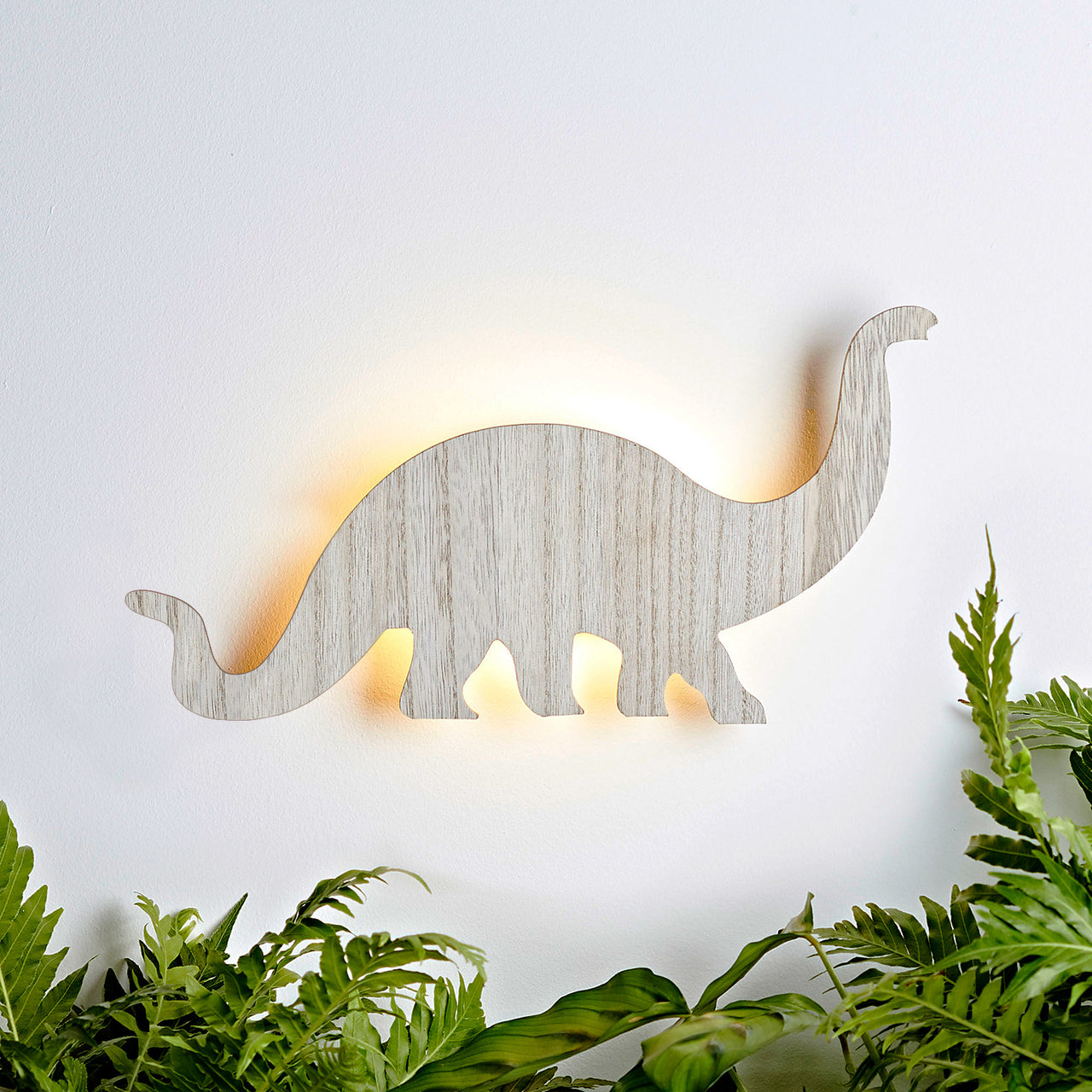 2er Set Dinosaurier Wandlampen Kinderzimmer