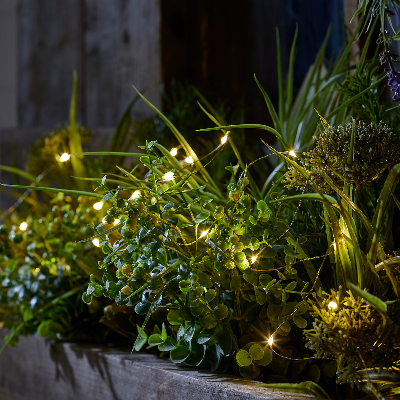 200er Micro Lichterkette außen warmweiß