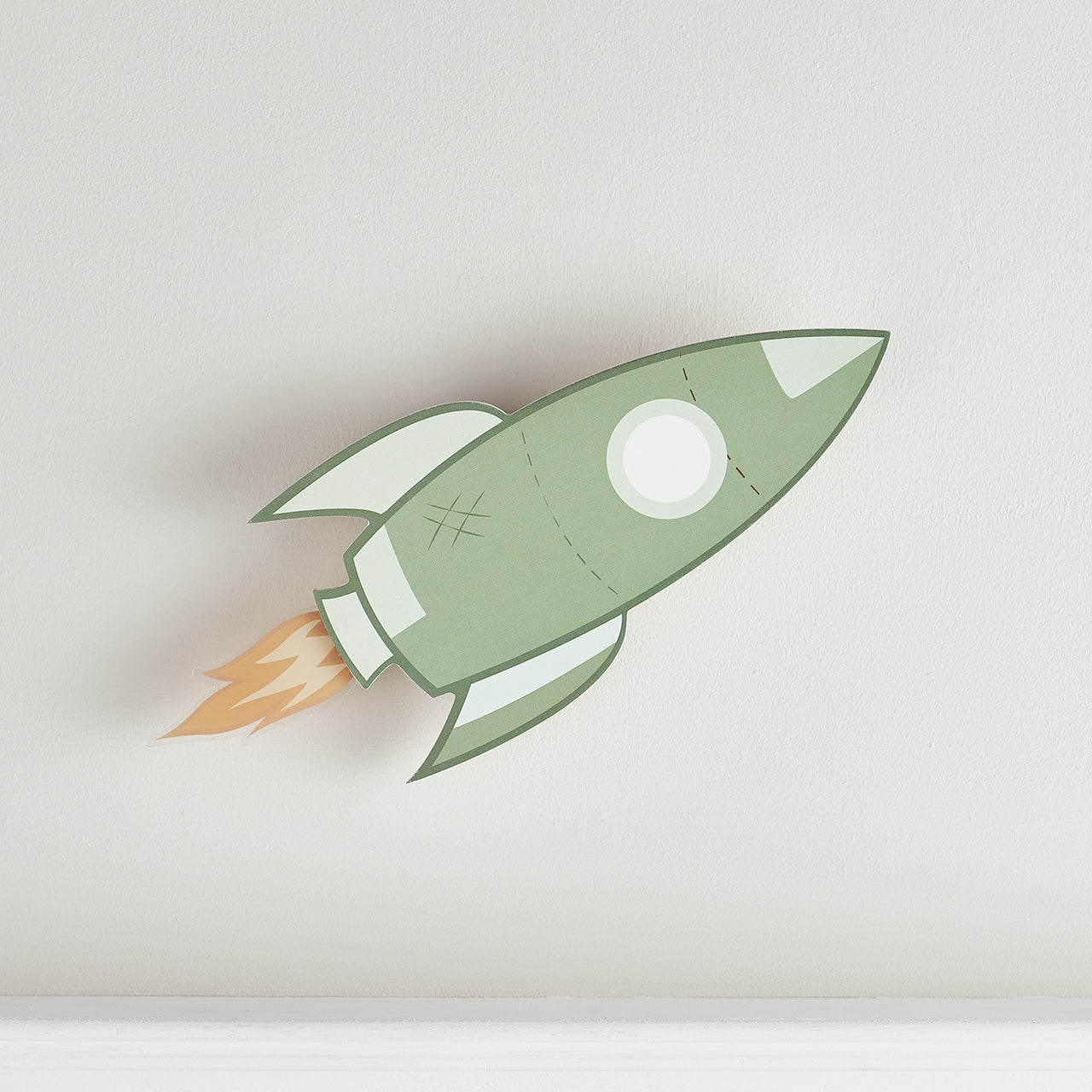 Raketen Wandlampe Kinderzimmer