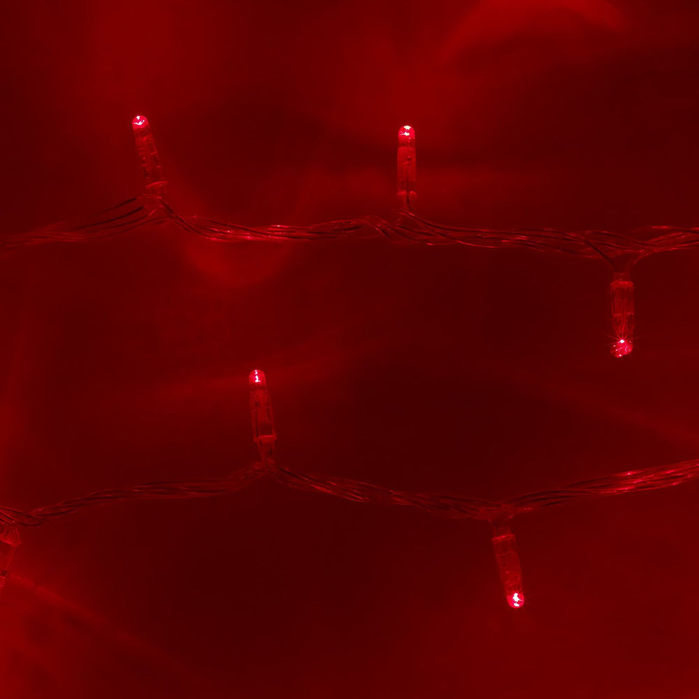 Core Connect 40m 400er LED Lichterkette rot koppelbar transparentes Kabel
