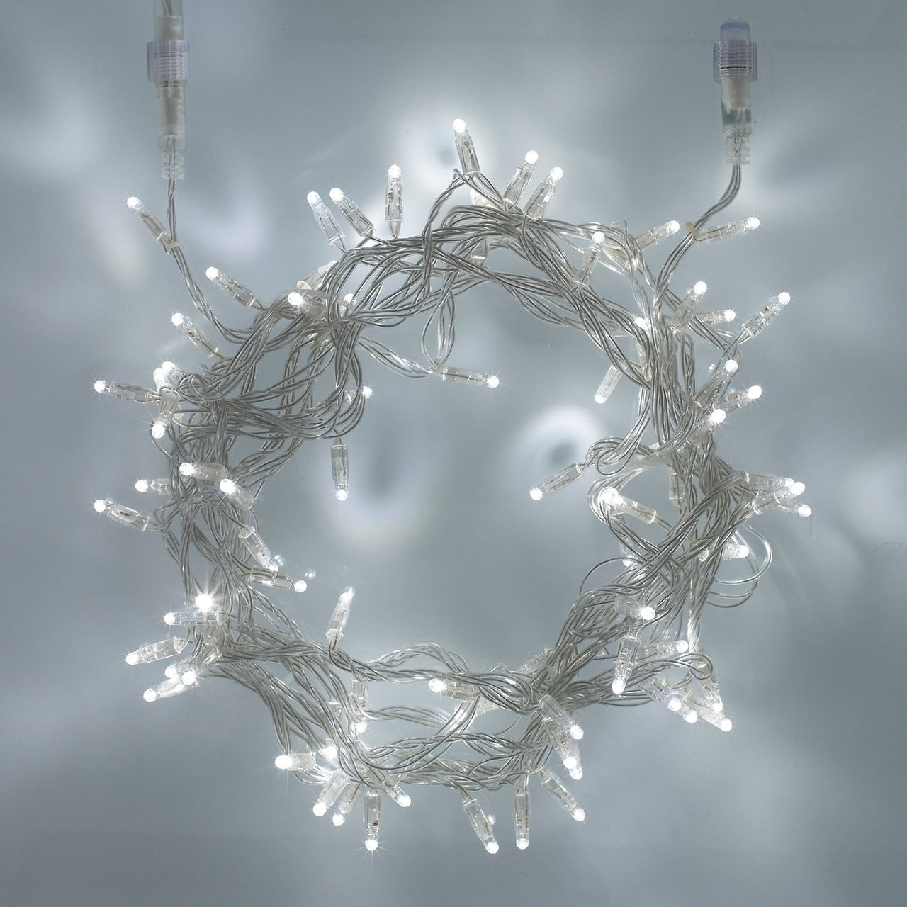 Core Connect 30m 300er LED Lichterkette weiß koppelbar transparentes Kabel