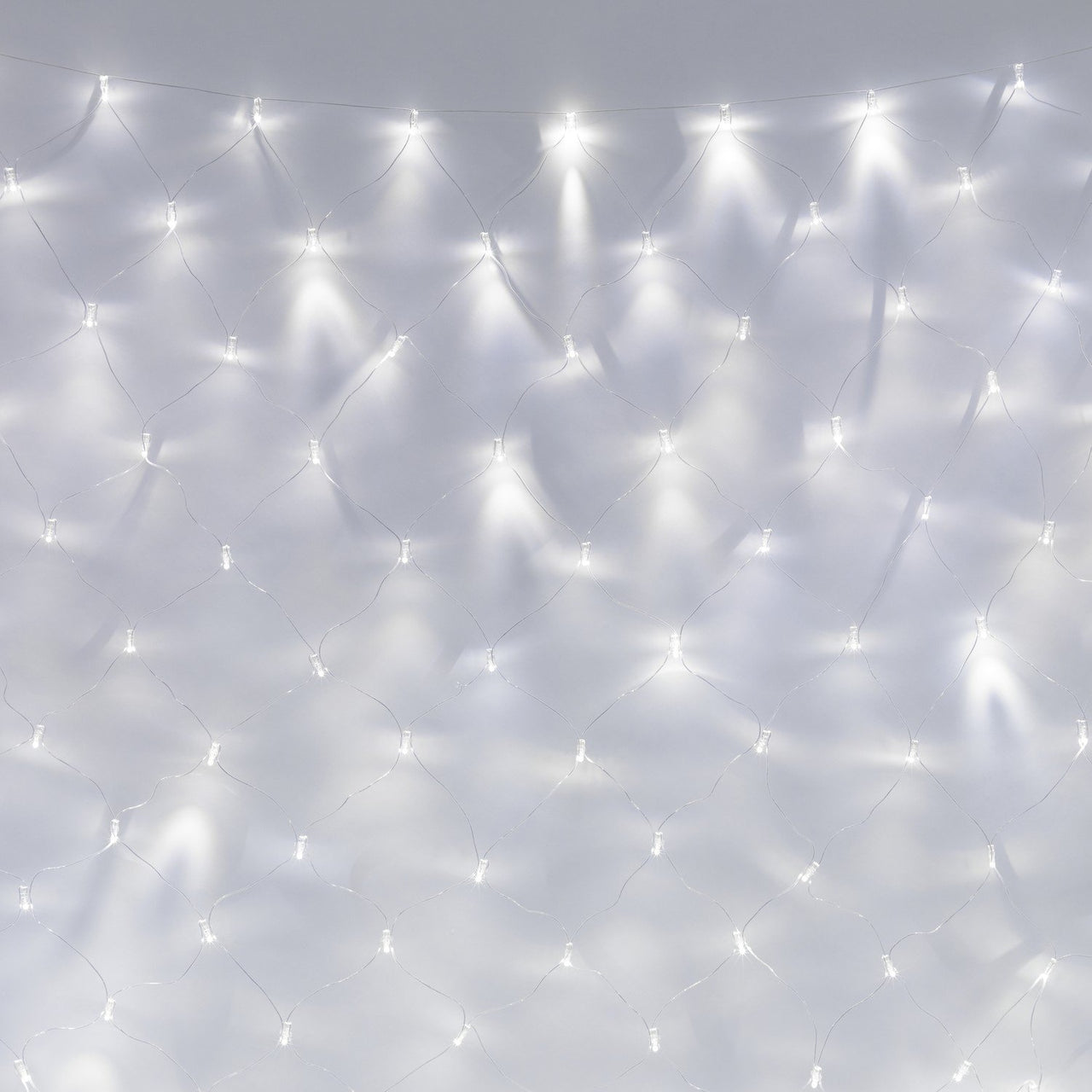 Core Connect 10m x 2m 700er LED Lichternetz weiß koppelbar transparentes Kabel