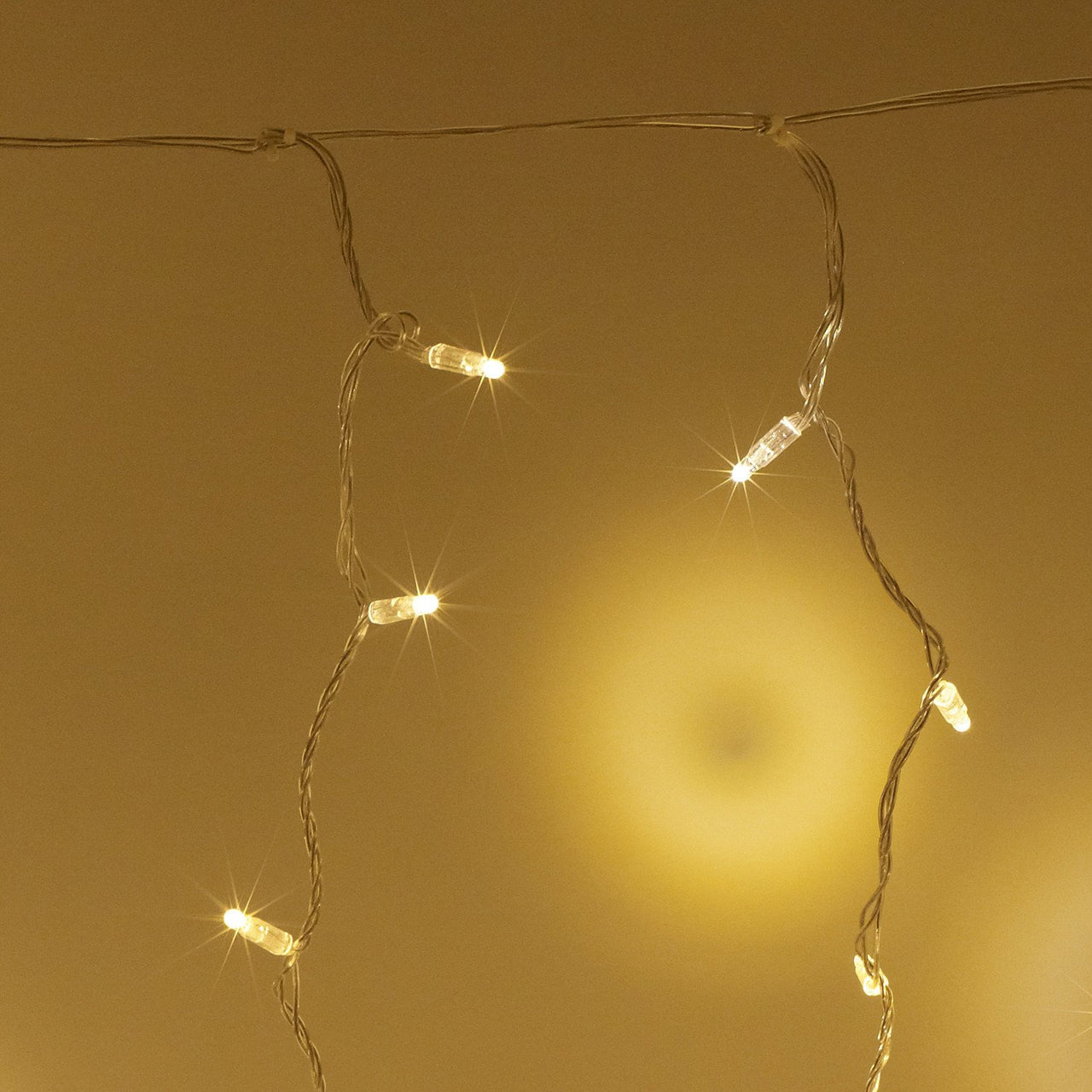 Core Connect 6m x 2m 576er LED Lichtervorhang warmweiß koppelbar transparentes Kabel