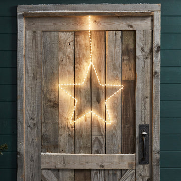 38cm LED Stern Weihnachtsbeleuchtung außen