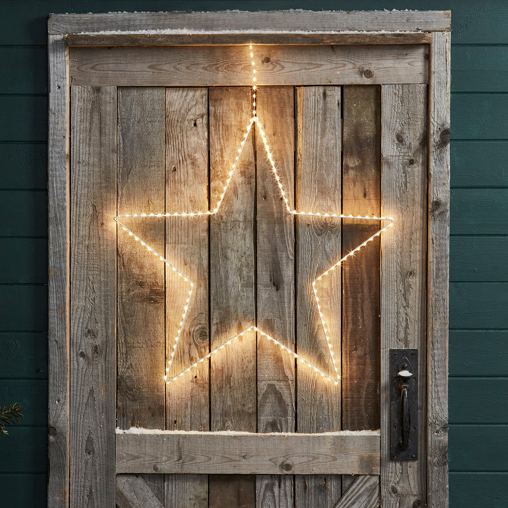 58cm LED Stern Weihnachtsbeleuchtung außen