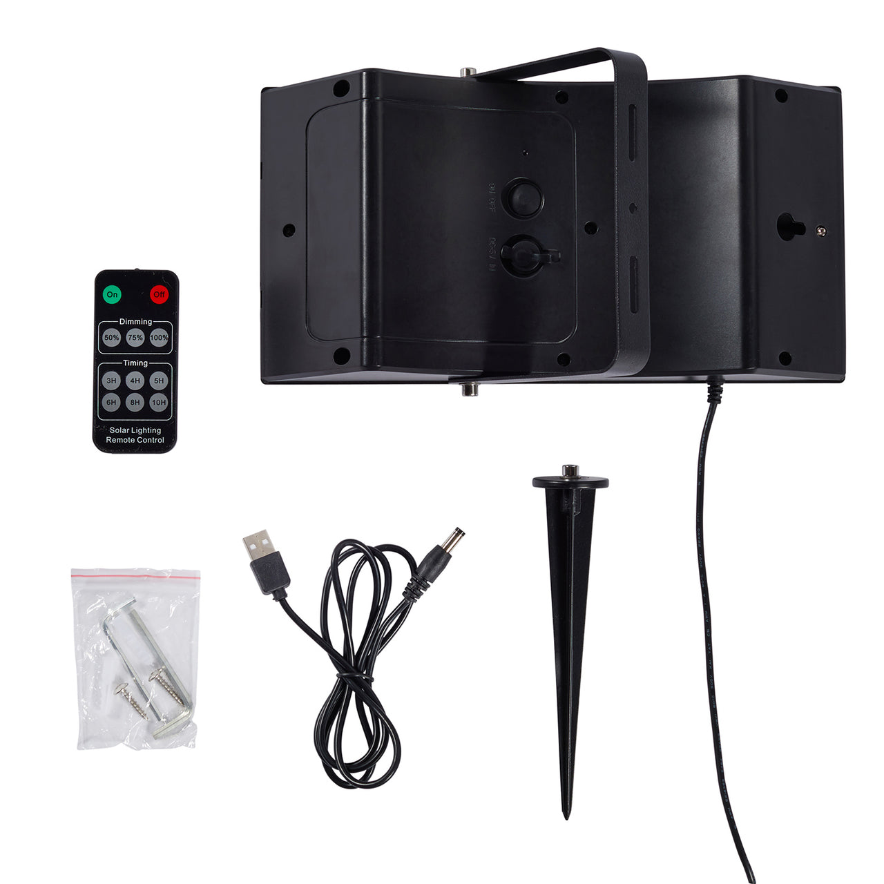 4er Set Solar LED Strahler in Premiumqualität 1W