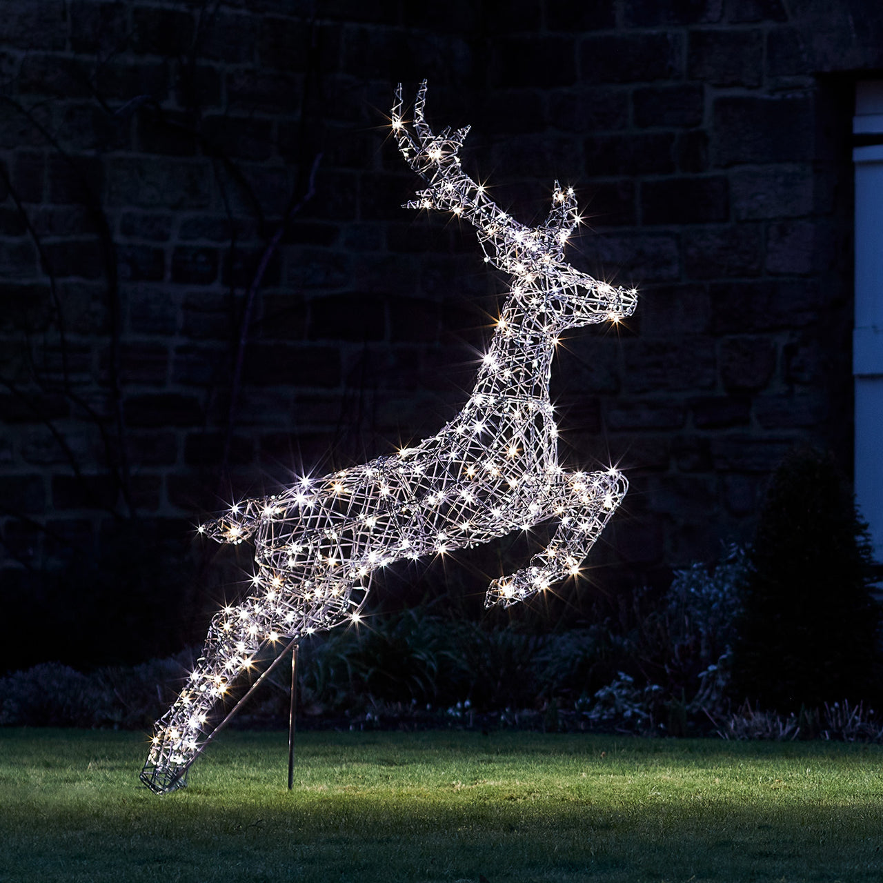 Springendes LED-Rentier Hirsch L Harlow