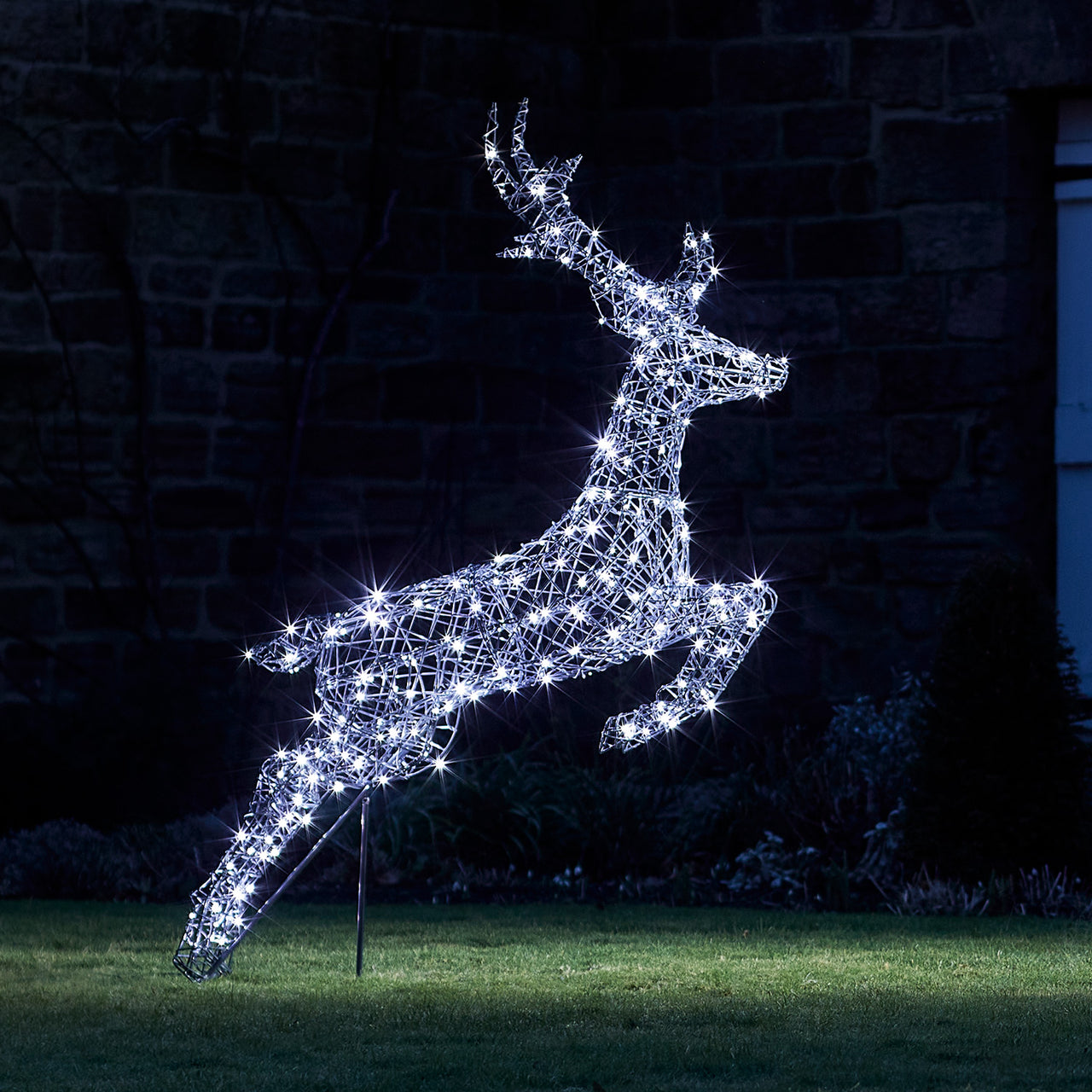Springendes LED-Rentier Hirsch L Harlow