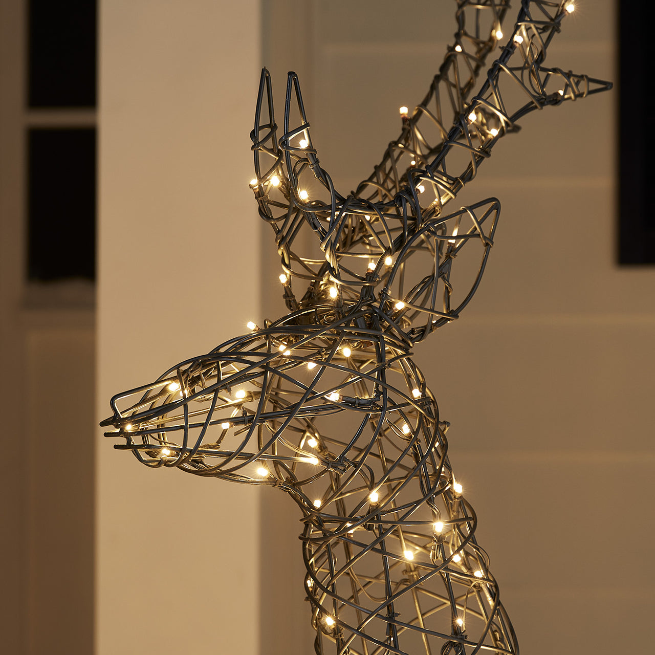 Springendes LED-Rentier Hirsch L Harlow