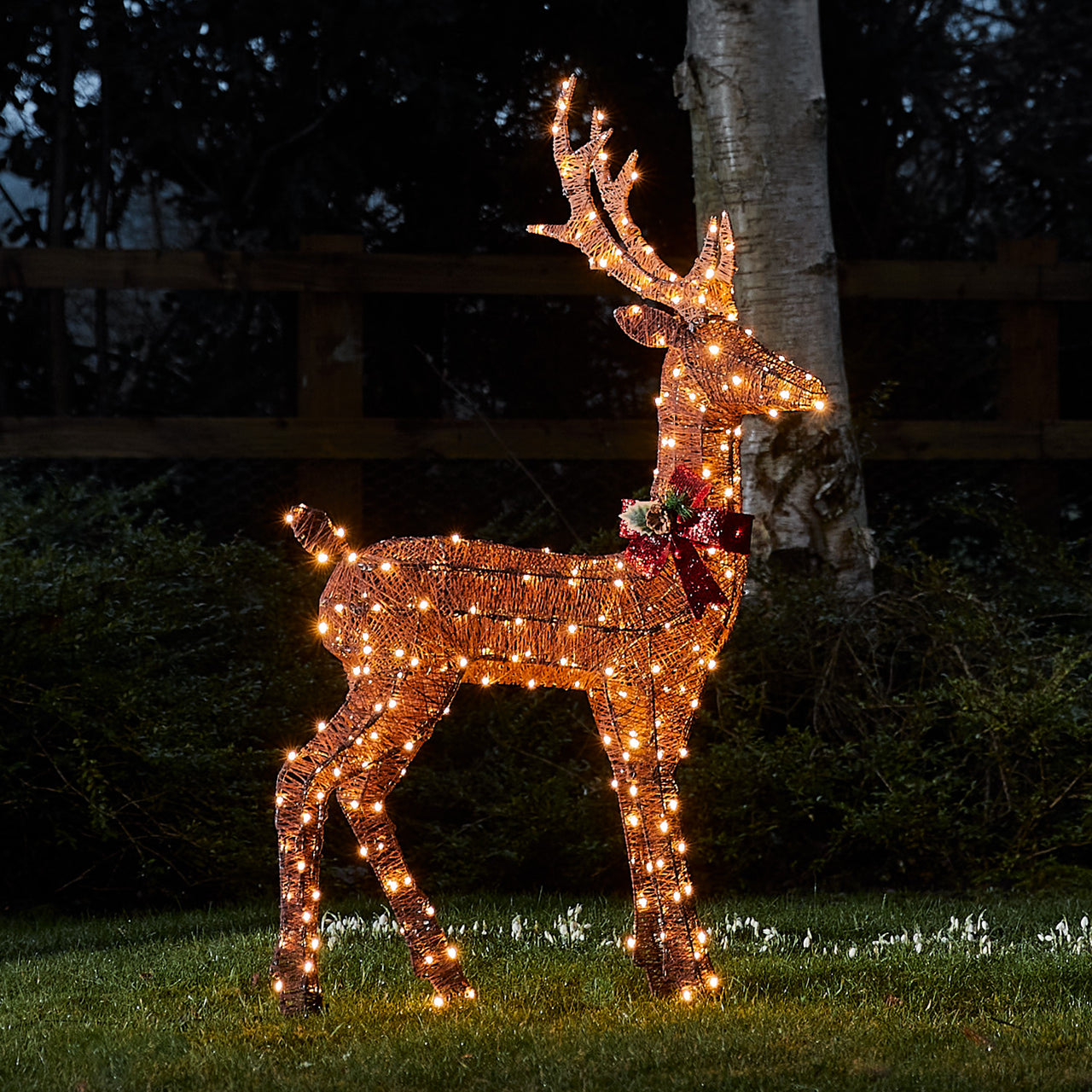 Braunes LED-Rentier Hirsch Harewood